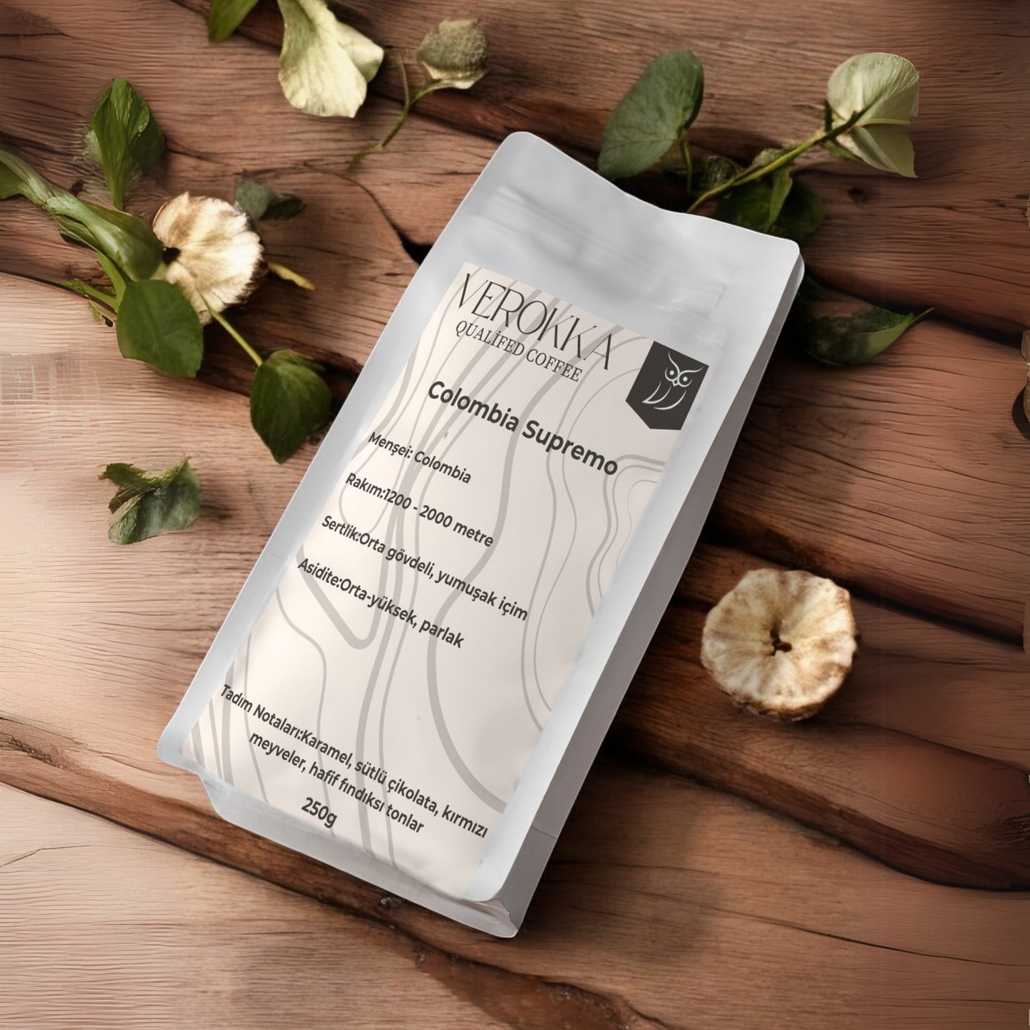 Verokka Colombia Supremo: And Dağları'ndan Nitelikli Kahve Keyfi – Çikolata & Fındık Notalı