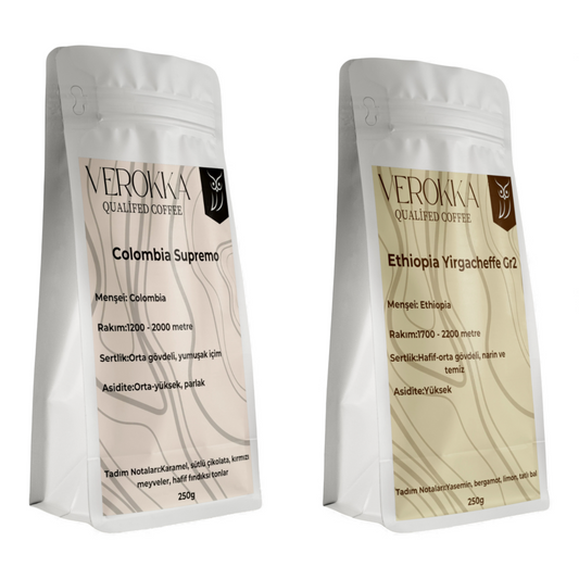 Colombia & Ethiopia – 2×250 g Avantaj Paketi