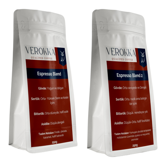 Espresso Blend Seti – 2×250 g Avantaj Paketi